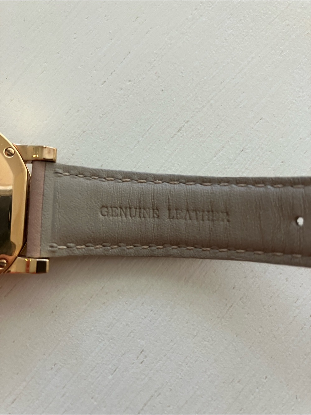 Burberry The City Tan Leather Strap Watch w/ Rose Gold Face & Gold Case- EUC - Picture 8 of 11